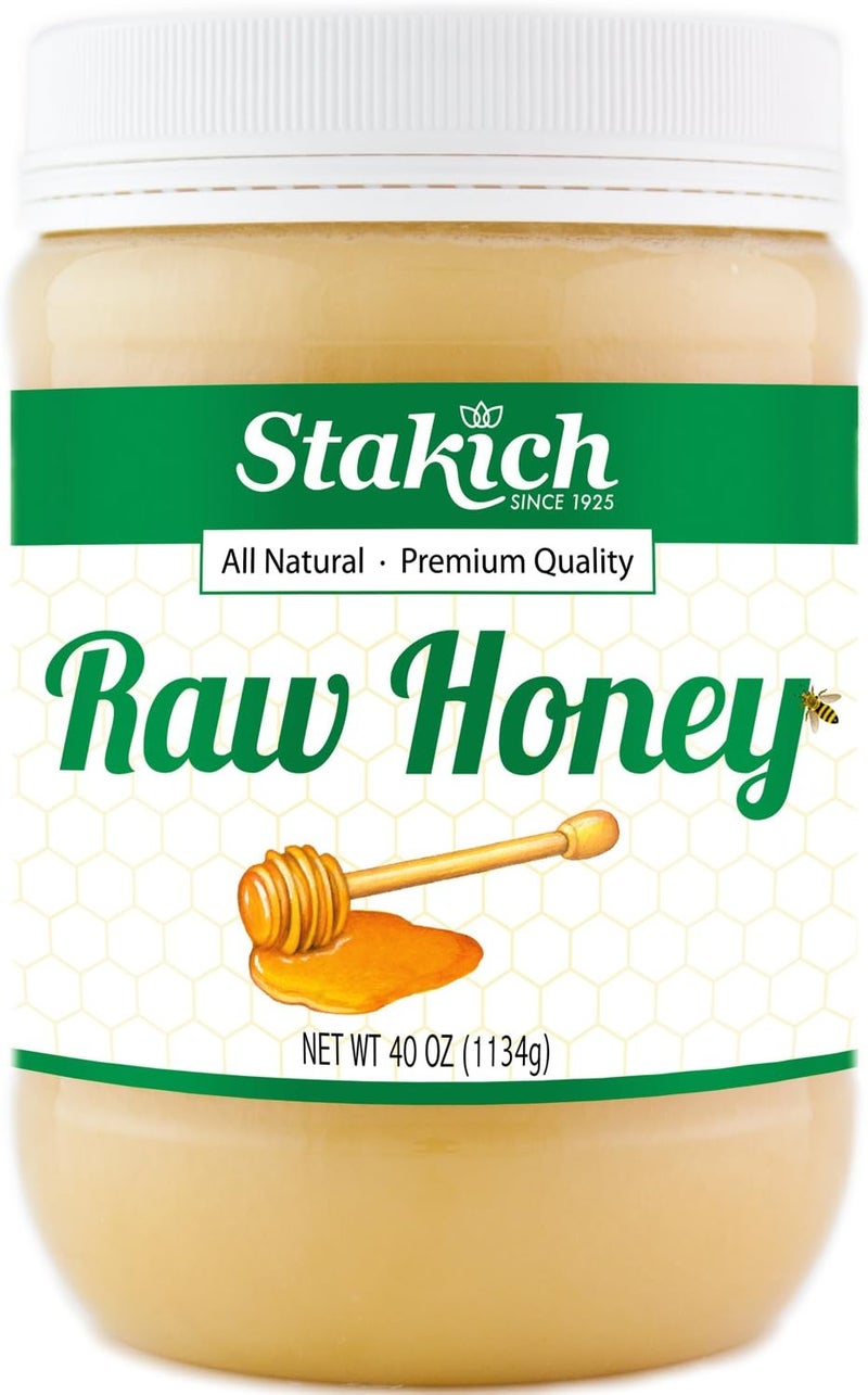 Stakich Raw Honey - Pure, Unprocessed, Unheated, Kosher - 40 Ounce - Image 4